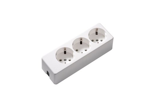 [E3R7B] Martin Kaiser 3-Way Socket 35 Degree Arctic White (European Socket) - 1034/kws