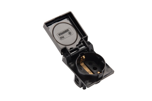 [E3RDC] Martin Kaiser 1-Way Flush Fitting Socket With Earthing Contact IP44 - 496K1/sw