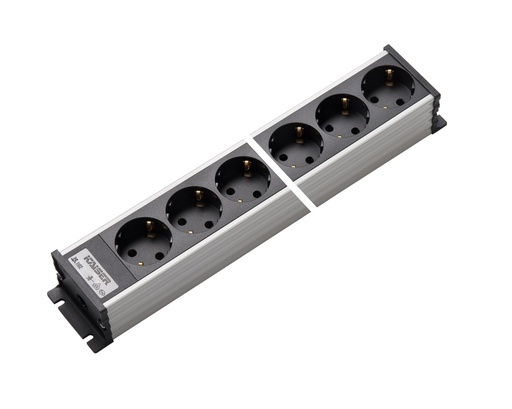 [E3RFJ] Martin Kaiser Power Outlet Strip 6 Way Earthing Contact Shutter - 1102K/6l-sw