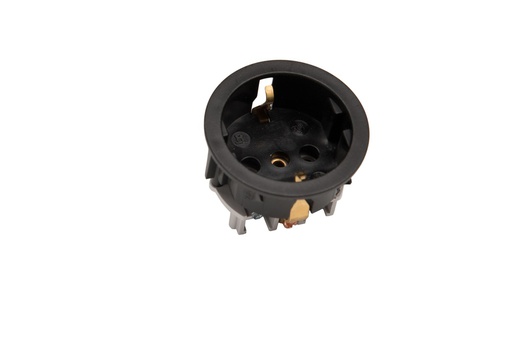 [E3RGU] Martin Kaiser Black MK 1-Way Flush-Fitting Socket With Earthing Contact IP20 - 391/1/sw