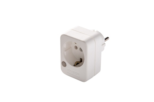 [E3RHQ] Martin Kaiser Adapter Plug With Overvoltage Protection White (European Socket) - 594/kws