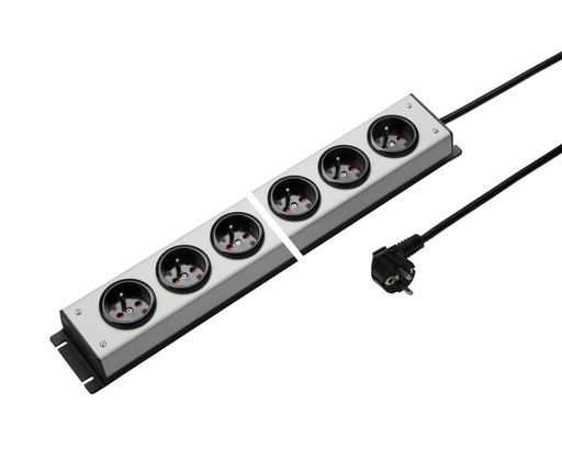 [E3R92] Martin Kaiser 8-Way Power Strip With 90 Degree Earthing Pin and 1.5M Cable (European Socket) - 1017KZL8L-SW15