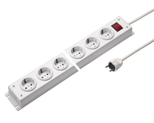 [E3RA7] Martin Kaiser 10-Way Power Strip With Switch 1.5m Cable (European Socket) - 1001ZL10WS15
