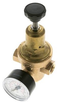 [SI-M27GY] Water Pressure Reducer Bronze G1'' 26 l/min 1.5-8 bar/22-116psi