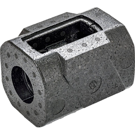 [M27V3] Coquille d'isolation pour compteur d'énergie thermique DN 1525 uniquement pour les applications sans condensation