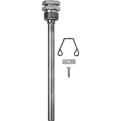 [M27XK] Kit de termopozo fabricado en acero inoxidable 100 mm G 1/2'' SW22