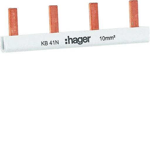 [E28QE-X2] Hager Kamrail - KB41N [2 stuks]