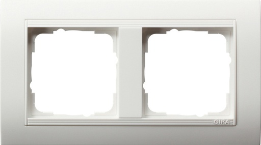 [E2EPD-X2] Gira Standaard 55 Afdekraam Standaard Schakelmateriaal - 021202 [2 stuks]