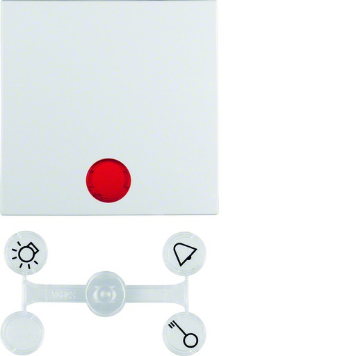[E2FDU-X2] Hager Berker S.1/B.3/B.7 Elemento de Control/Conmutador de Placa Central - 16211909 [2 Piezas]