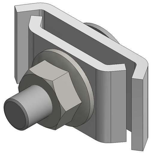 [E2HE4-X100] Van der Valk Verbinder Kabeltragsystem - 760201 [100 Stück]