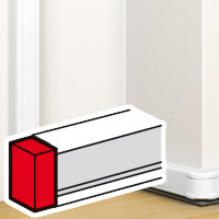 [E2QCH-X2] Legrand DLP Placa final Canal/pilar de pared - 75611 [2 Piezas]