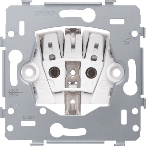 [E2RVW-X2] Niko Basic Element Wall Socket Outlet (WCD Switchgear) - 170-34400 [2 Pièces]