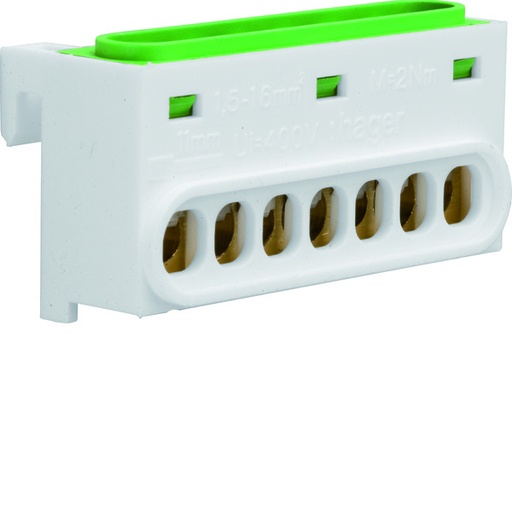 [E32C4-X2] Hager Mini-Verteilerklemme für Hauptkabel - GZ07E [2 Stück]