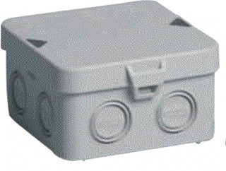 [E35HY-X2] Attema Cable-mate Surface mounted Wall/Ceiling Box - AT2502 [2 Pieces]