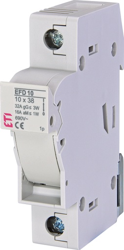 [E37CW-X2] Support ETI pour fusible cylindrique - 431000661 [2 Pièces]