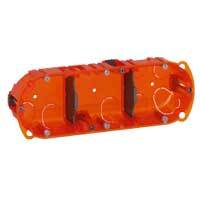 [E3FPU-X10] Legrand Mosaic Batibox In-Wall Box 40mm 6 Module Depth - 080103 [10 Pieces]