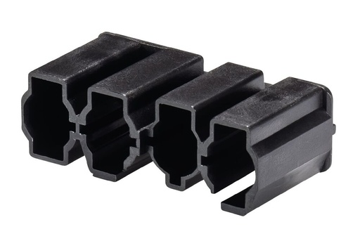 [E3H54-X100] Tapa negra Wieland para conectores hembra GST18i4 - 05.566.9153.0 [100 unidades]