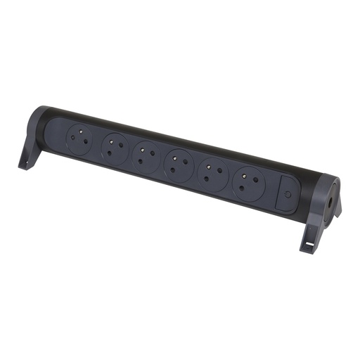[E3HHU-X5] Legrand Premium Prise 6x2P Avec Terre Sans Cordon (Prise européenne) - 049469 [5 Pièces]