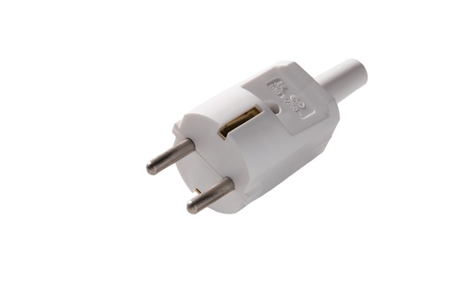 [E3HNY-X40] Martin Kaiser MK Plug With Earthing Contact And Strain Relief Sleeve - 519MT/KWS [40 Pieces]