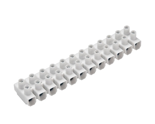 [E3J4X-X100] Martin Kaiser 12-Poolige Aansluitblok 25mm2 - 726/NATUR [100 Stuks]