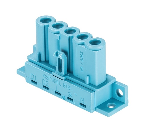 [E3JGF-X100] Wieland Gesis Mini Conector de Dispositivo - GST15I5L B1VB W PB01 - 91.051.0353.0 [100 Piezas]