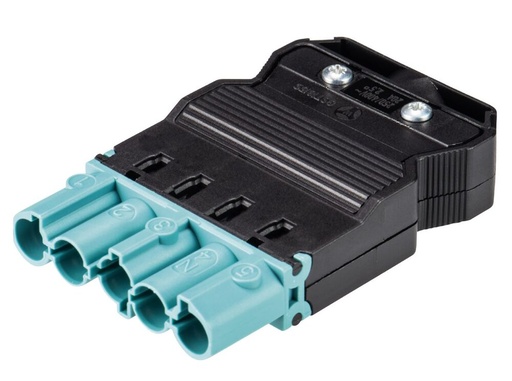 [E3JP8-X50] Wieland Gesis Klassieke Stekker 5P Mannelijk 20A 250/400V - 92.954.4353.0 [50 stuks]