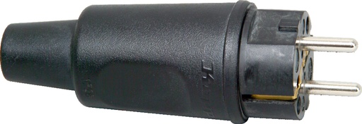 [E3MJ8-X10] Fiche de terre en caoutchouc de Kopp avec protection IP44 pour usage intensif - 1790.1605.9 [10 Pieces]