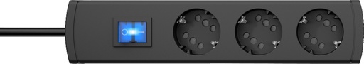[E3MY9-X4] Kopp Duoversal Plus Cord Center 3-6V mit Schalter Antracite - 233805009 [4 Stück]