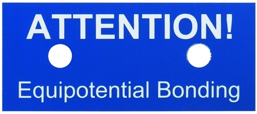 [E3NGM-X10] Placa de instrucciones de conexión equipotencial Dehn - 480599 [10 Piezas]