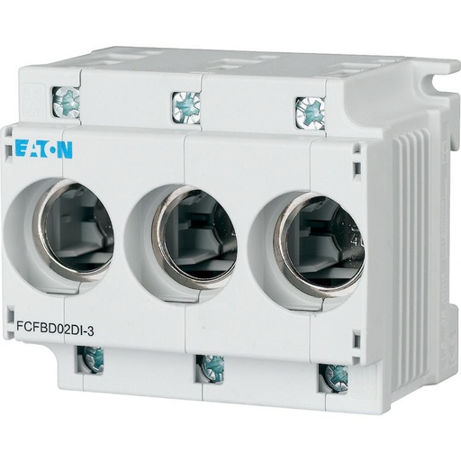 [E3PYR-X5] Eaton Sicherungshalter D02 oder D01 63A 400V 3P 81mm - 148810 [5 Stück]