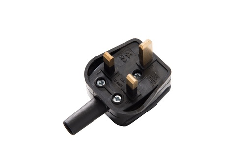 [E3QXE-X35] Martin Kaiser UK Stecker Typ G 13A mit Erdung und Zugentlastung - 523MT/SW [35 Stück]