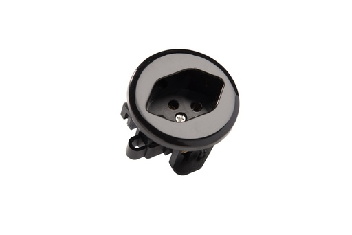 [E3RCE-X40] Martin Kaiser Flush-Fitting Socket Type 13 10 Amp 250V IP20 Black - 493/sw [40 Pieces]