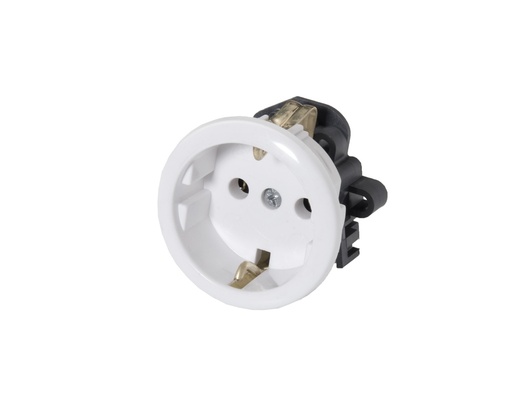 [E3RJ7-X40] Martin Kaiser 1-Way Inbuilt Device Socket With Shutter Black - 490K/kws [40 Pieces]