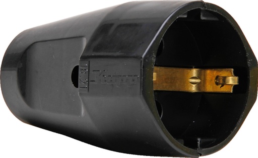 [E3MHD-X10] Kopp Contraste Negro Tapón RA Plástico Duradero - 1821.0505.4 [10 Piezas]