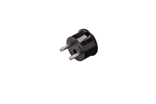 [E3QXC-X80] Martin Kaiser Enchufe MK 10 Amp Sin Contacto de Tierra Negro - 599/sw [80 Piezas]