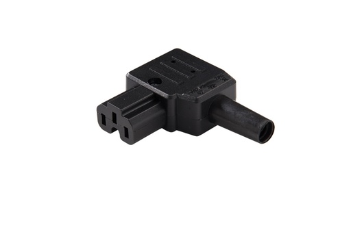 [E3S38-X25] Martin Kaiser MK IEC Appliance Socket C15A Earthing Contact Cable Exit Left - 892/sw [25 Pieces]
