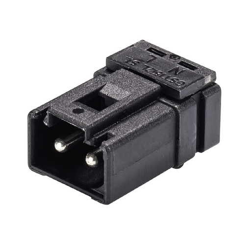 [E3JDZ-X100] Gesis Mini Gerätestecker GST15I2L S1V SW - 91.022.0053.1 [100 Stück]