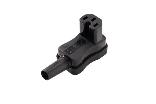 [E3R4C-X25] Martin Kaiser MK IEC Stekkerdoos C15 120 graden 10A Zwart - 797/SW [25 stuks]