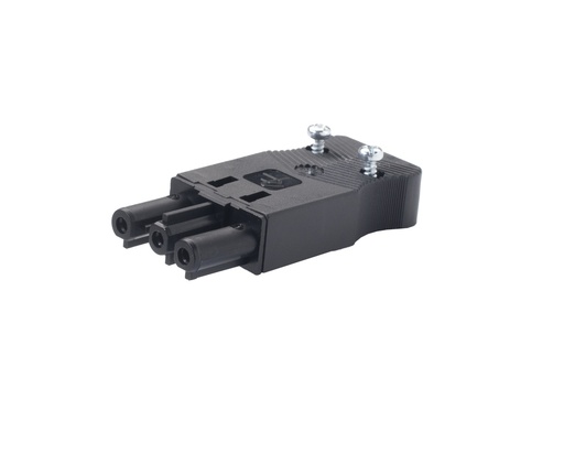 [E3R4E-X5] Martin Kaiser AC166 Toma de instalación tripolar 16 Amp Hembra Negro - 1161/sw [5 Piezas]