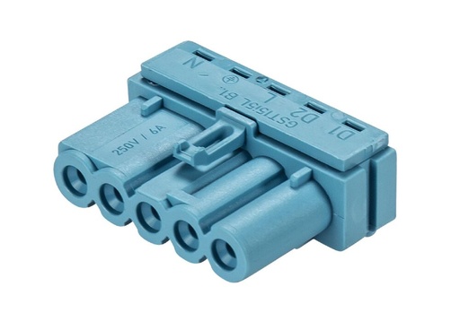 [E3JGX-X100] Wieland Gesis Mini Conector para soldar de 5 polos - 91.053.0253.0 [100 unidades]