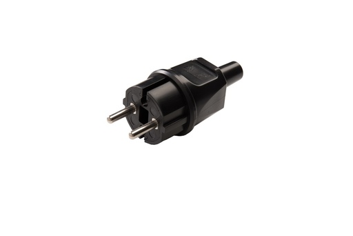 [E3QYS-X30] Martin Kaiser Black Contour Plug IP 44 Unearthed - 728/SW [30 Stück]