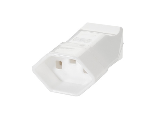 [E3QYV-X50] Martin Kaiser Swiss Coupling Socket Type J T23 Arctic White - 554/KWS [50 Pieces]
