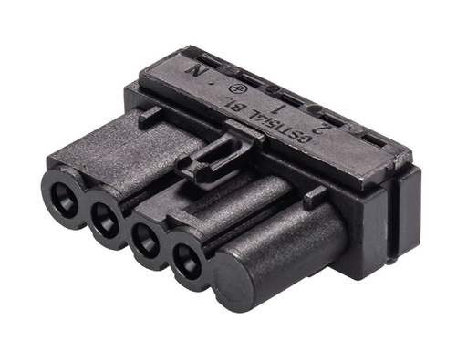 [E3JFZ-X100] Gesis Mini Gerätestecker 4P 16A 250/400V Wieland - 91.043.0053.1 [100 Stück]