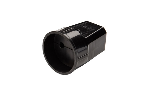 [E3R62-X40] Martin Kaiser MK Negro Toma de Acoplamiento 16Amp Sin Contacto de Tierra - 532oT/sw [40 Piezas]