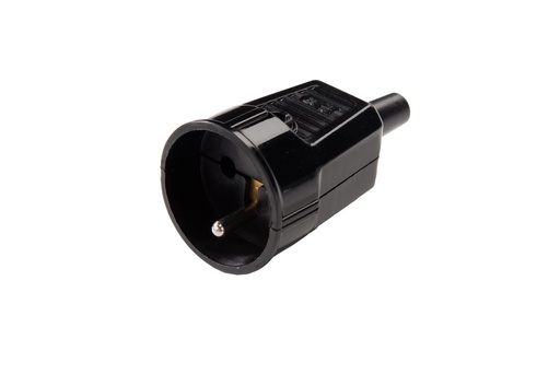 [E3R3U-X35] Martin Kaiser Koppelcontactdoos Met Aardingspen Trekontlasting Huls Zwart - 531mT/sw [35 stuks]
