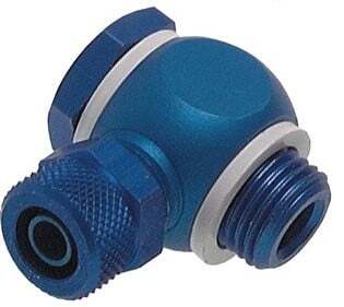 [SI-F27TZ] Conector Banjo de Aluminio 11,6x9 & G1/4'' Rosca Macho con Junta Tórica Giratoria