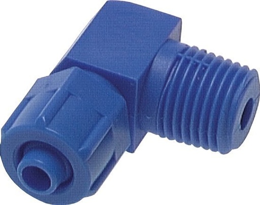 [SI-F27VR] 8x6 & R1/4'' PVC L-Opsteekkoppeling Buitendraad