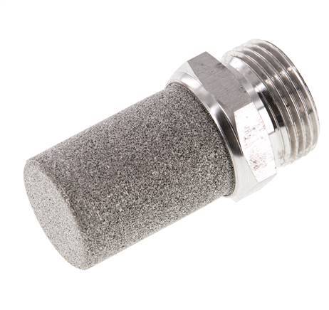 [P2B79] G1'' Stainless Steel Pneumatic Muffler