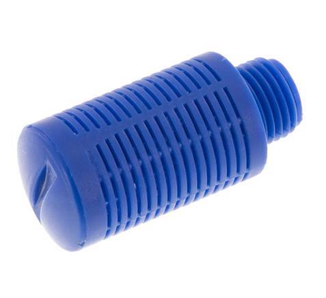 [P2B7X] G1/4'' Plastic Pneumatic Muffler Self-Cleaning Granulate Filling