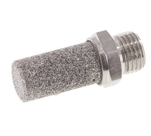 [P2B75] Silencieux Pneumatique en Acier Inoxydable G1/4''